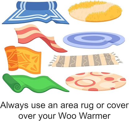 Hot Carpet Under Rug Instant Radiant Floor Heater Electric Mat Electric Carpet Electric Heated Area Rug Great for Yoga (720 watt 92" x 76.5 ") Made In Seattle Since 2012 A Unique Gift