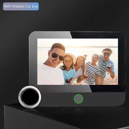 Digital Door Viewer, 1080P Door Peephole Camera with HD Screen, 120° Wide Angle, for TUYA APP, 5000mAh Battery Capacity, for Home Security