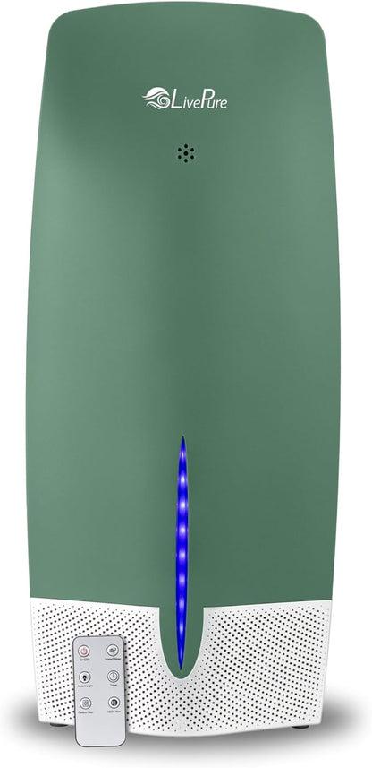 LivePure Air Purifier w/Granular Carbon Insert, LP470THP-OVG, Olive Green