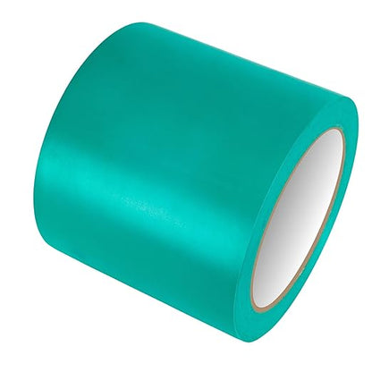 GTSE 4 inch x 108 ft Green PVC Vinyl Floor Tape, Safety Marking Tape, 6 mil Thick, Suitable for Dance Floors, Gyms, Warehouses, Sports Facilities