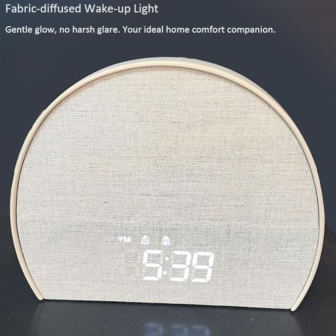 Restore 3 Sunrise Alarm Clock, Sound Machine with White Noise, Smart Light, Cocoa