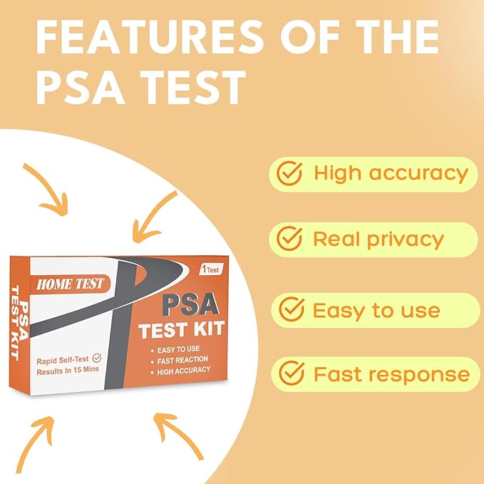PSA Test Kit, PSA Test kit at Home PSA Health | Home PSA Test Highly Accurate, Easy to Read and Use. Quick Results | Includes All Test Components