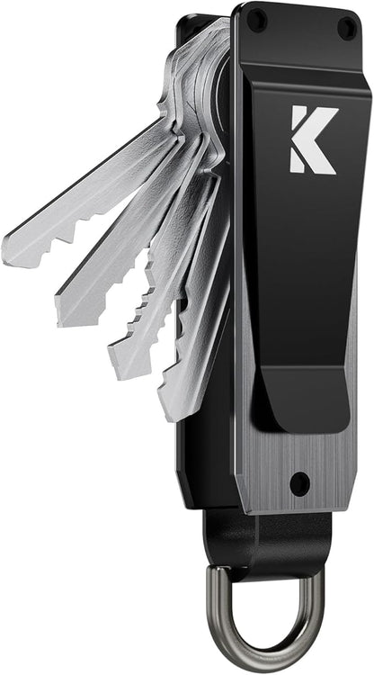 Key Organizer for Men Compact Key Holder Minimalist Key Case Metal Key Chain Key Holder for Keychain Secures 2-5 Keys