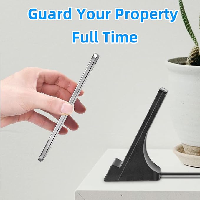 LIZVIE Phone Charger, 120° Wide-Angle View App Control/Motion Detection/Night Vision/Loop SD Storage Wireless Charging 2.4G WiFi Nanny Cam for Office Indoor Security.