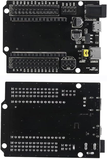 5pcs ESP32 GPIO Breakout Board ESP32 ESP-32S Development Board 30Pin Type-C Micro USB Dual Interface ESP32 Expansion Shield