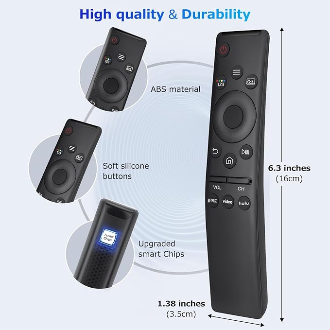 Universal Replacement for Samsung-Smart-TV-Remote, New Upgrade Infrared for Samsung Remote Control, with Shortcut Buttons
