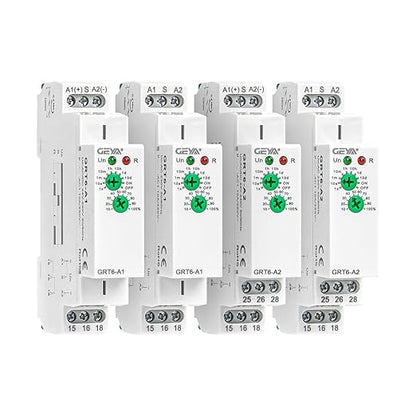 Delay ON Time Relay, GRT6 A1 230V 10A Time Delay Relay Module, Delay Timer Switch 10A AC230V Adjustable Delay Timer Switch in Din Rail