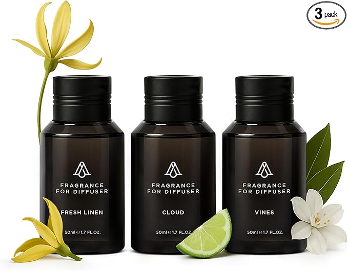 AromaPlan Home Summer Time Collection Scents,Hotel Premium Collection Set- 5 Star Hotel Collection- Natural, Non-Toxic Cold Air Diffuser Oil- Gift Ready, Diffuser Oils Scent (3 Pack/1.7 fl.oz (50 ml)