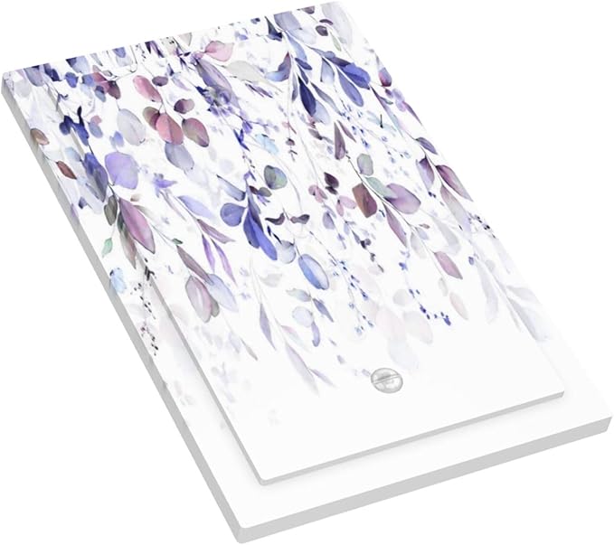 Purple Eucalyptus Watercolor Floral Rustic Leaf Light Switch Cover Plate 1 Gang No Device Blank Electrical Wall Plates Faceplate Decorative Switch Plate for Farmhouse Home Decor
