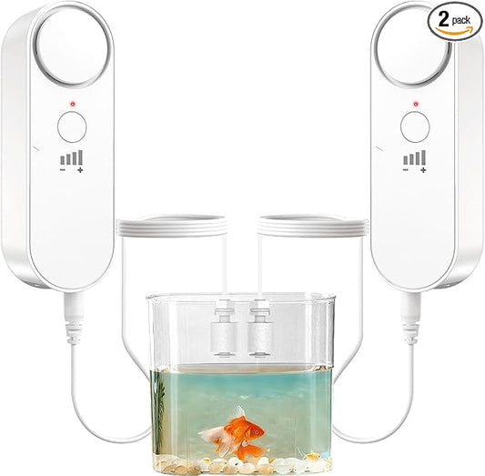 Daytech Water Level Sensor 100 dB Sump Pump Alarm Water Sensors for Leaks with 78 inch Detector Cable and 4 Volume Levels Flood Sensor for Basements(2PC)