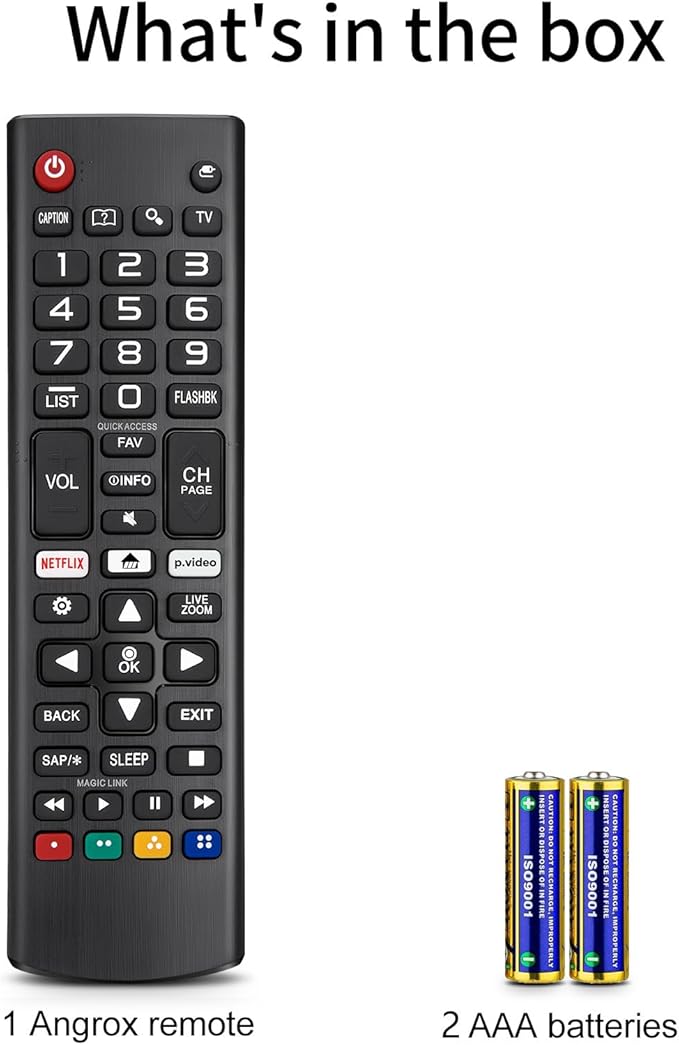 for LG Smart TV Remote Control Replacement,Universal for All LG OLED 3D Thinq TVs for AKB75095307 AKB75375604 AKB74915305 AK75675304 AKB76040302 AKB76037601 AKB75675313 with Battery