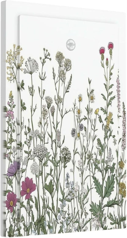 Vintage Herbs Wildflowers Plant Floral Light Switch Cover Plate 1 Gang No Device Blank Electrical Wall Plates Faceplate Decorative Switch Plate For Bed Room Home Decor