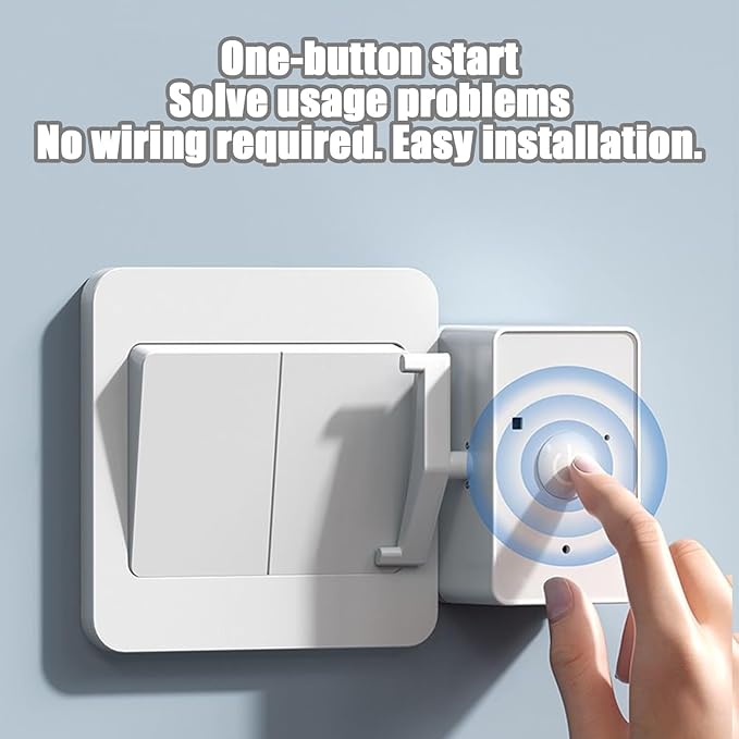 Finger Bot Controller - Compact Wireless, Automatic No Wiring Control, Smart Light Button Pusher, Quick Touch Activation Supporting Daily Comfort | Reliable Device Assistance For Home Office