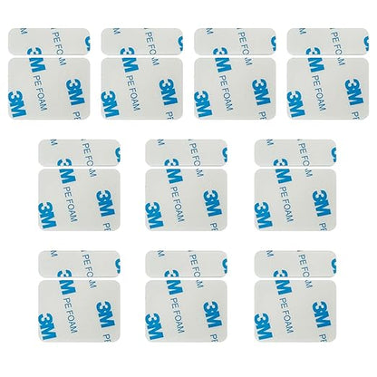 Replacement Adhesive Pads for SimpliSafe Entry Sensor 10PCS, Pre-Cut Double Sided Tape Compatible with SimpliSafe Door Sensor, Easy Installation & Strong Hold