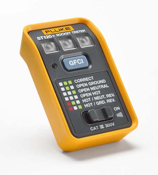 Fluke ST120+ GFCI Socket Tester with Audible Beeper