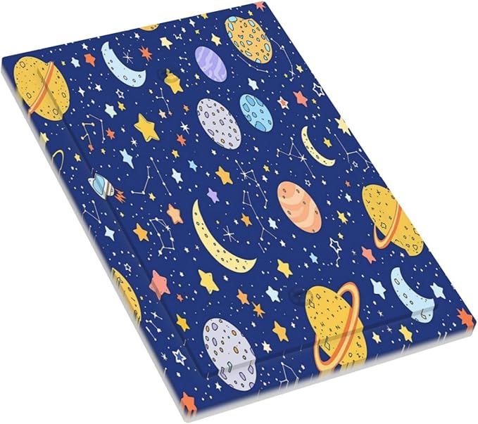 Stars Starry Night Sun Moon Planet Constellations Light Switch Cover Plate 1 Gang No Device Blank Decorative Switch Plate Electrical Wall Plates Faceplate for Bedroom Bathroom Decor