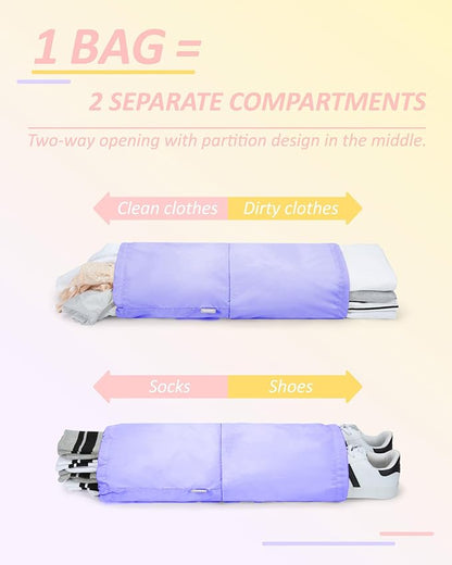 BAGSMART 6 Set /4 Set/2 Set Compression Packing Cubes for Travel, Lightweight Luggage Organizer Bags, Durable Space Saver Bags Travel Essentials