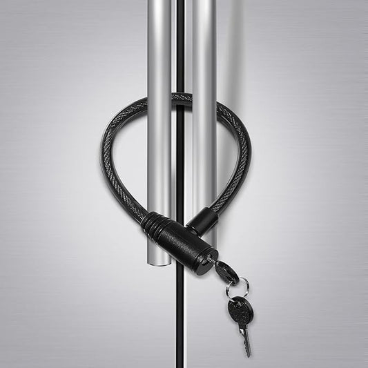 Fridge Lock, Childproof Refrigerator Lock with Keys for French Door Fridge and Cabinet