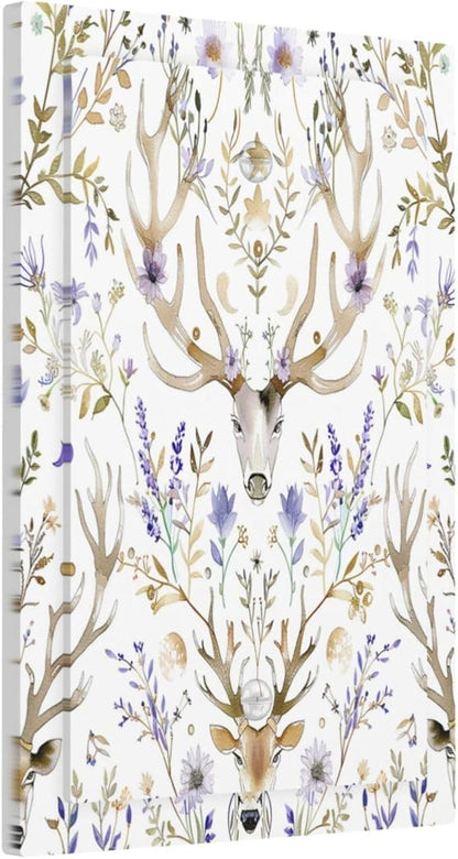 Light Switch Cover Plate Gothic Retro Floral Damask Elk Wild Flower 1 Gang No Device Blank Electrical Wall Plates Faceplate Decorative Switch Plate For Bed Room Living Room Decor