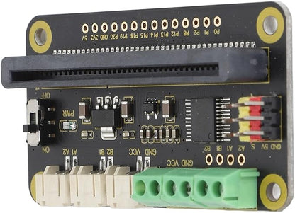 Pilipane Servo Drive Expansion Board Professional Powerful Motor Driver Board for Microbit Plug in Interface DC Motor Driver Board for Robotics and DIY Projects