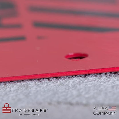 TRADESAFE Lockout Tagout Locks Station - Loto Station Holds up to 10 Safety Padlocks, Loto Locks Rack with No Lock Out Tag Out Padlocks Included