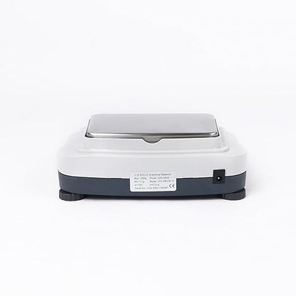 U.S. Solid Precision Lab Scale 1000g x 0.01g- High Precision Analytical Balance w/USB and RS232 Interface, Detachable Draft Shield, Calibration Weight,100-240 VAC