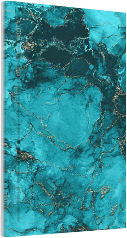 Decorative Light Switch Plate Covers Modern Abstract Turquoise Blue Marble Texture 1 Gang No Device Single Blank Outlet Covers Wall Plate Light Switch Covers for Bathroom Home Decor