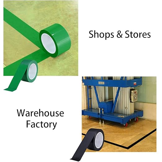 APT, Multi Color Marking Tape, Premium Safety Marking and Dance Floor Splicing Tape, 6 mil Thick (Orange, 1 Roll)