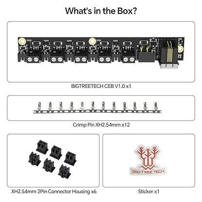 BIGTREETECH CEB V1.0 CANbus Expansion Board Perfect for 2020 Aluminum Profiles Support Klipper, EBB SB2240/SB2209 EBB36/42 CAN+Octopus Pro H723, Manta M4P/M5P/M8P Control Board