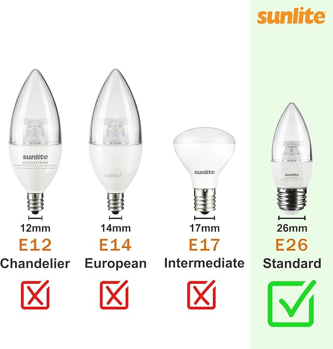 Sunlite 40238 LED PAR30 Short Neck Colored Recessed Bug Light Bulb, 8 watt (75w Equivalent), Medium (E26) Base, Floodlight, ETL Listed, Yellow, 3 Count