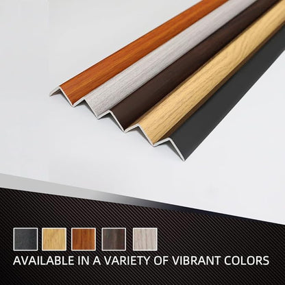 OUZUGIE 8-Pack 57 Inches, WPC Slat Wall Panel Trim,Corner Guard for High Grille (Grey)