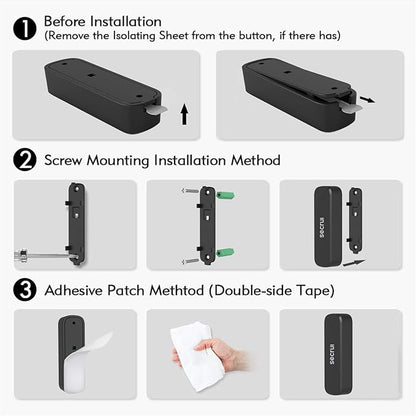 Door Chime, Door Sensor Chime for Door Opens – Door Ringer with 500ft Operating Range 52 Chime Adjustable Volume Mute Mode LED Indicators –Entry Alert Chime for Business/Home