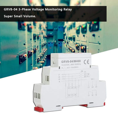 YWBL-WH GRV8-04 M460 Voltage Relay,3-Phase Voltage Monitoring Relay Phase Sequence Phase Failure