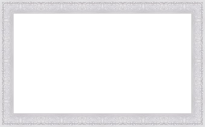 Tuscan Gloss White 85" Premiere Deco TV Frame - Compatible ONLY with Samsung The Frame TV and Pro TVs (Fits 2021-2025, LS03A, LS03B,LS03C,LS03D,LS03FA,LS03FW)