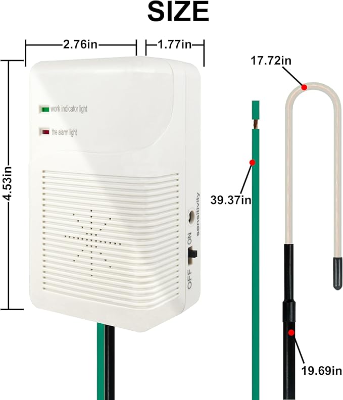 Powerback Utility Power Return Alert - Voltage - Sensing, Loud Alarm on Restoration，Power Return Alarm for Generators.