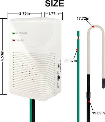 Powerback Utility Power Return Alert - Voltage - Sensing, Loud Alarm on Restoration，Power Return Alarm for Generators.