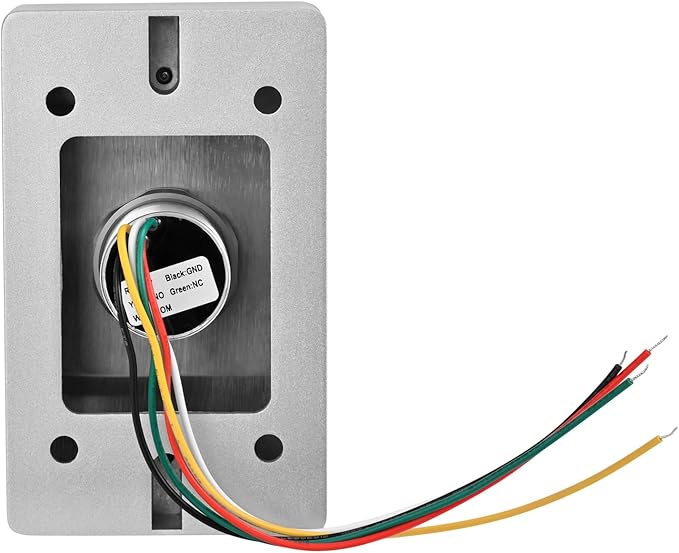 Infrared Sensor Exit Button with Back Box IR Touchless Door Release 304 Stainless Steel IP67 Waterproof with LED Indicator for Access Control Systems
