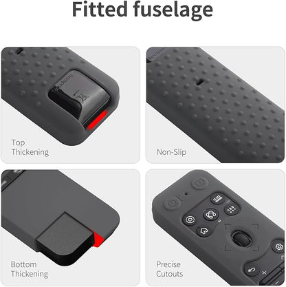 Silicone Case for LG MR25GA Remote Cover Compatible with 2025 LG OLED Smart TV C5 B5 G5 M5 Series Remote Protective Case Cover (Dark Grey)