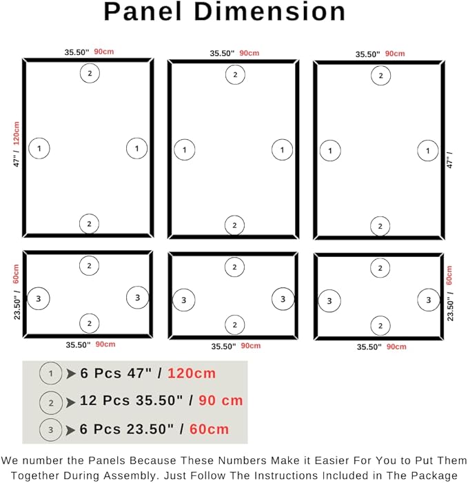 Peel and Stick Wall Molding Kit – Pre-Cut & Primed Trim Package, DIY Self-Adhesive Wainscoting Panels, Paintable Polystyrene Wall Frame, Easy Wall Upgrade (Model-2)