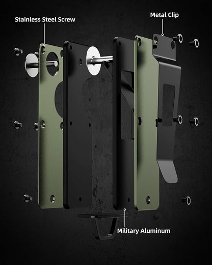 Key Organizer Compact Key Holder Metal Key Chain Minimalist key case key holder for keychain Secures 1-5 Keys