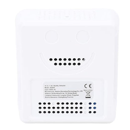 14 in 1 Smart Air Quality Monitor, PM2.5 Air Quality Tester with APP Connection for Home Office Travel