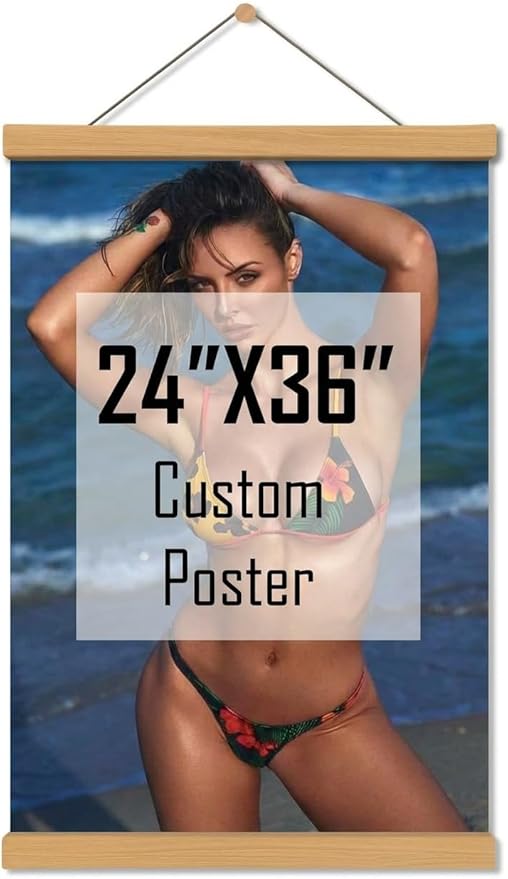 YXIMOX Custom 24" x36" Art Print on Premium Canvas, Personalized with Your Image or Design, Large Wall Decor for Living Room, Office, Bedroom, Custom Canvas Artwork(24"x36",Unframe)
