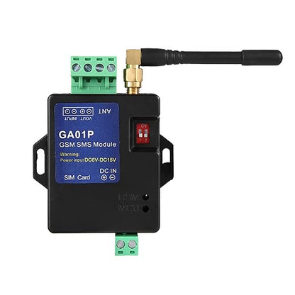 1-Channel GSM SMS Alarm, Power Failure Alert, Customizable Alarm Message, Smart & Slim Design, Wide Sensor Compatibility with Door Magnetic Switch, Gas Detector, Water Level Sensor