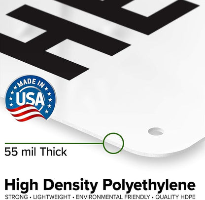 Custom Be Careful Sign, OSHA Sign, 7x10 Inches, 55 mil thick HDPE (high density polyethylene), Made in USA by My Sign Center