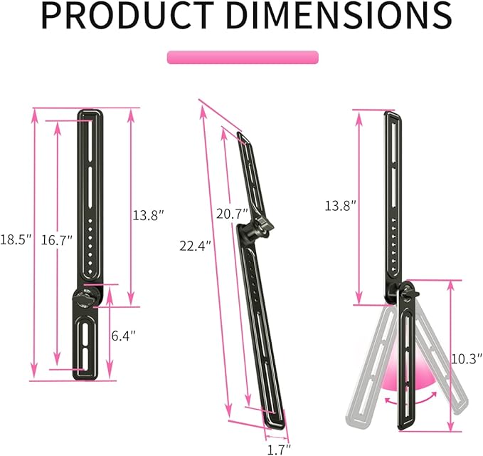 Universal Sound Bar Mount Bracket for Above/Under TV, Fits 23-65 Inch TVs, up to 22 lbs by XINLEI SBR301