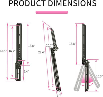 Universal Sound Bar Mount Bracket for Above/Under TV, Fits 23-65 Inch TVs, up to 22 lbs by XINLEI SBR301