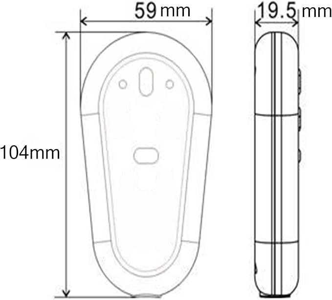 Lift Chair Remote Replacement,2 Button Chair Lift Remote Control,5 Pin Plug Recliner Replacement Fixed Electric Sofa Recliner Lift Handle