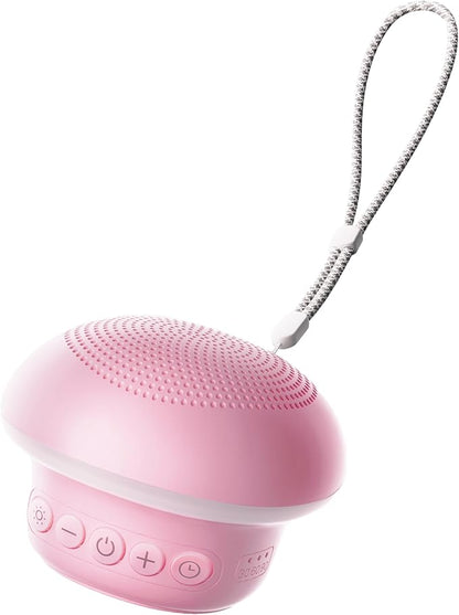 Portable White Noise Sound Machine for Baby Adults, 20 Soothing Sound & 30-Level Volume, 48H Runtime with 30/60/90min Timer, Memory Recall, Soft Night Light for Sleep, Home, Travel, Easy to Pocket