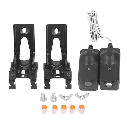 Garage Door Opener Safety Sensor Kit with Brackets Sensors, High Accuracy, Chamberlain, Sears, Raynor,