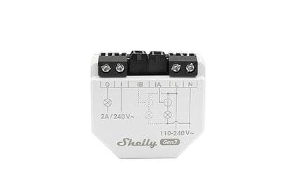 Shelly EM Gen3 + 50A Clamp | Wi-Fi-Operated Smart Energy Meter and Contactor Control Relay Switch | Home Automation | Works with Alexa & Google Home | iOS Android App | No Hub | Wide Integration